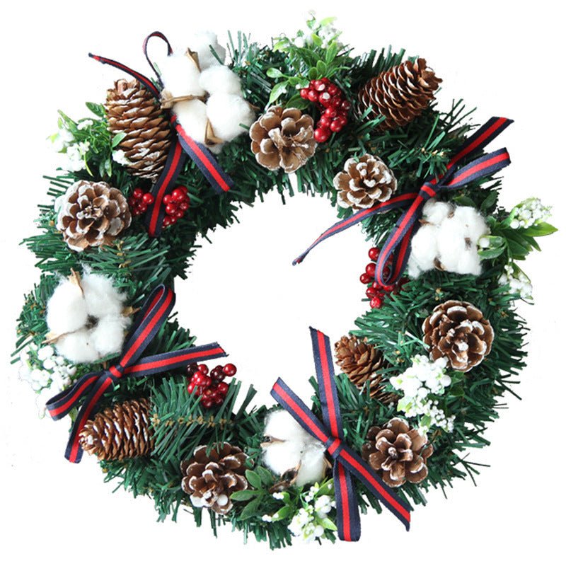 Christmas Wreath Ornaments – 30cm & 40cm Festive Door Decoration | Pixel & Parcel Co.