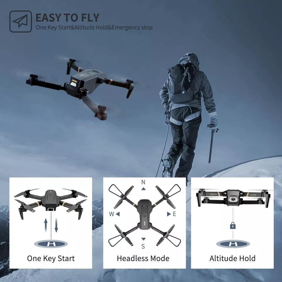 4DRC V4 Foldable Mini Drone with Camera — 4K/1080P HD, 3 Batteries
