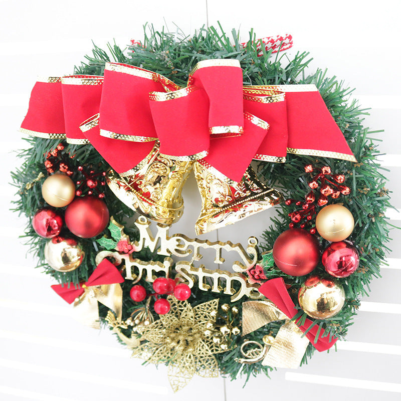 30cm Simple Christmas Wreath – Festive Door Decoration | Pixel & Parcel Co.