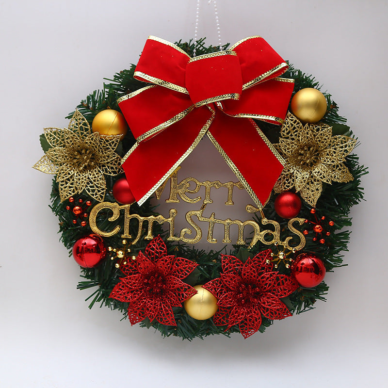 Christmas Decorations Garland Wreath – 30CM Handmade Holiday Ornament (Variety Styles) | Pixel & Parcel Co.