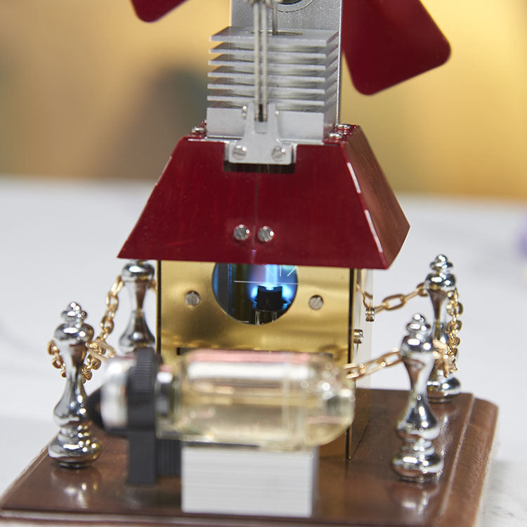 Power Big Windmill Generator Model – External Combustion Engine Physics Puzzle Gift