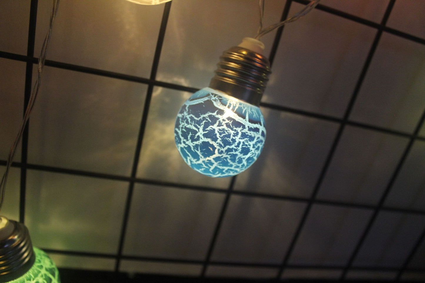 LED Lights String with Cracked Bulbs – Festive Holiday Decorations | Pixel & Parcel Co.