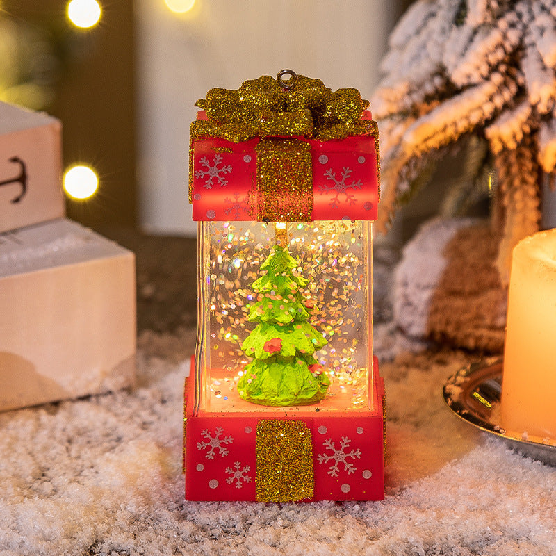 Crystal Ball Christmas Gift Box Lights – Festive Holiday Decoration