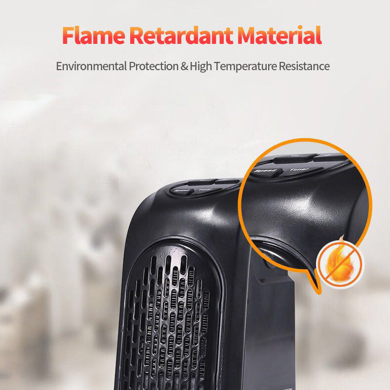 Winter Mini Air Heater Fan – Portable Electric Ceramic Room Heater for Home, Office & Camping