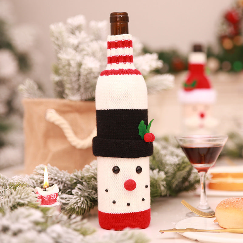 Christmas Wine Bottle Socks – Festive Holiday Decorations