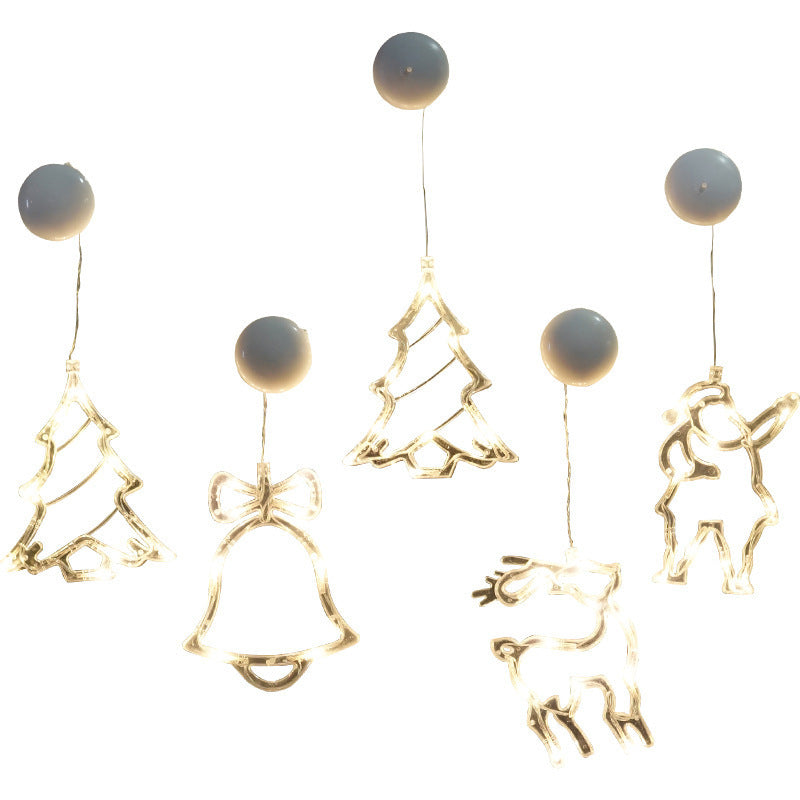 Star String Curtain Lights – LED Christmas Snowman & Tree Holiday Decoration | Pixel & Parcel Co.