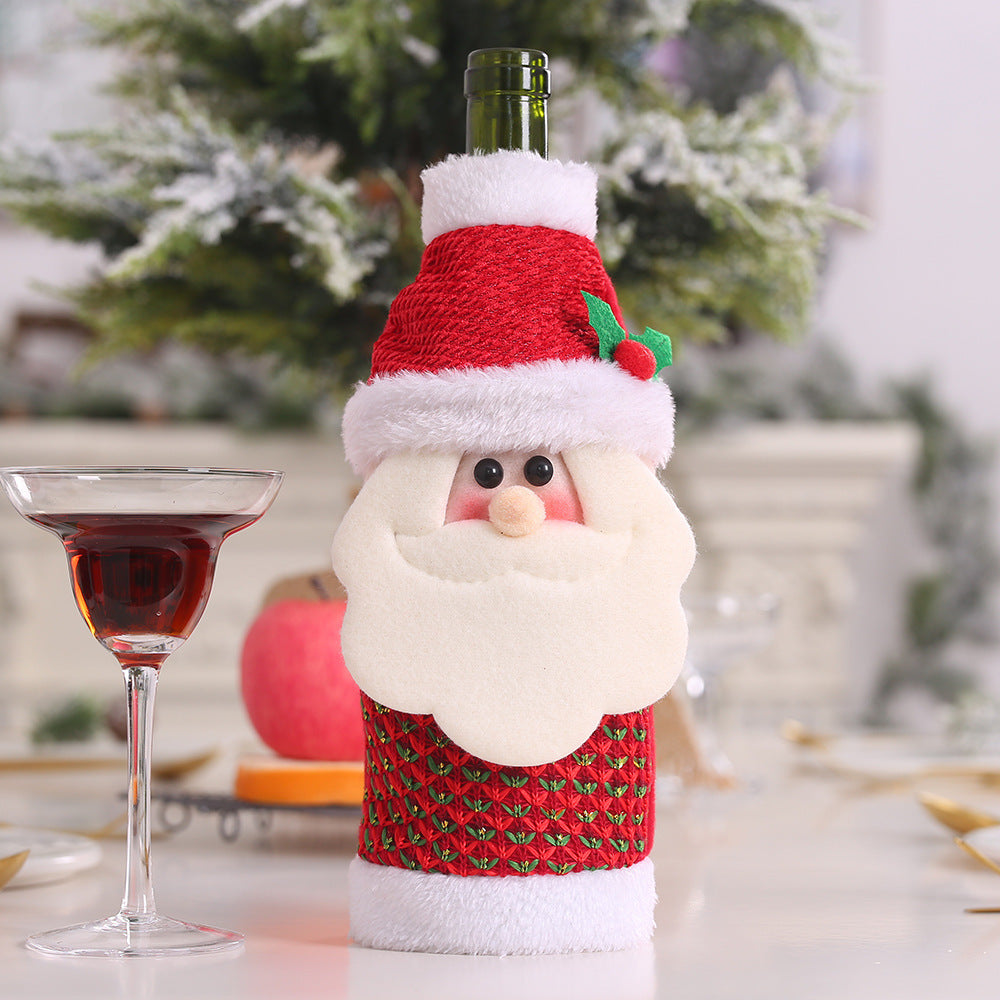 Christmas Wine Bottle Socks – Festive Holiday Decorations
