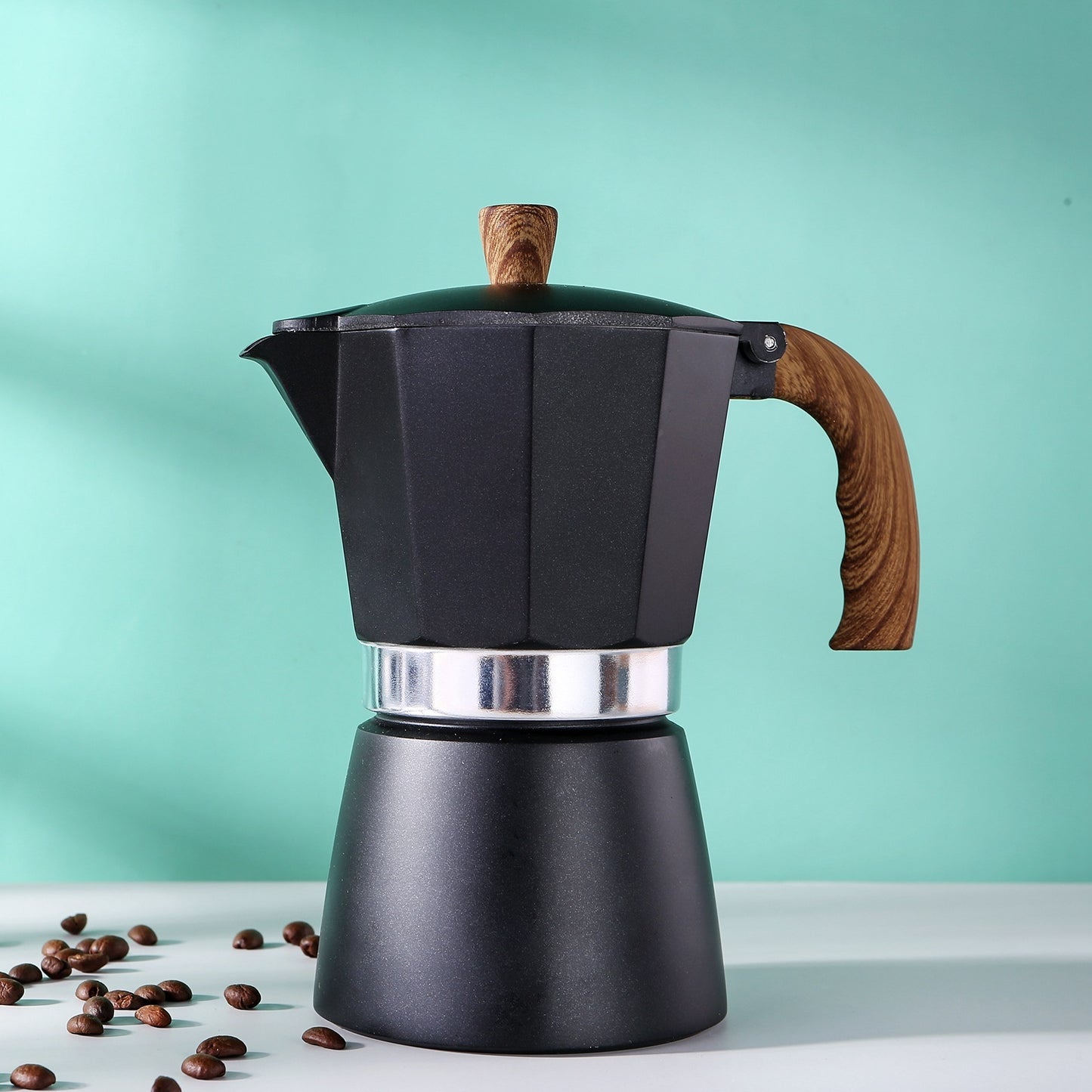 Italian Moka Coffee Pot Set — European-Style Stovetop Espresso Maker