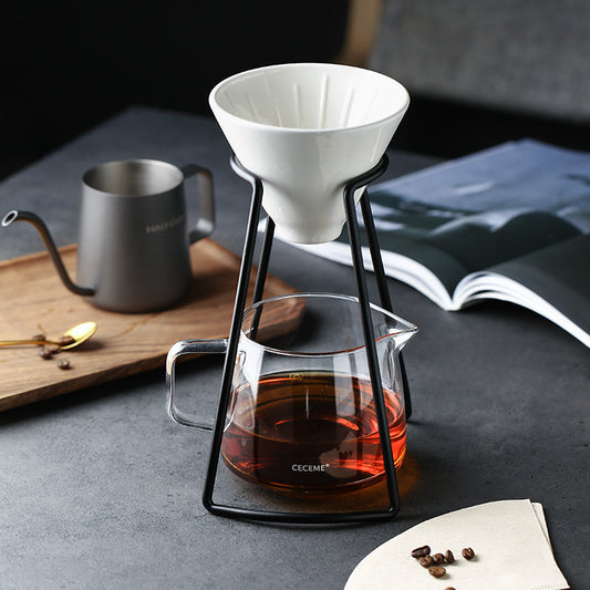 “Handmade coffee pot set – household coffee brewing appliance for fresh coffee”