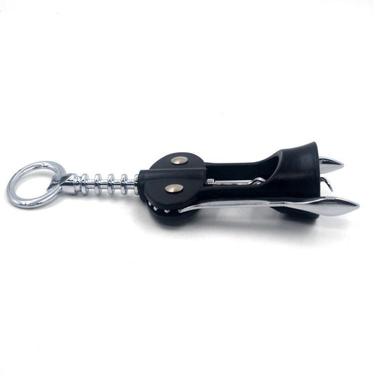 zinc alloy wine bottle opener ergonomic corkscrew