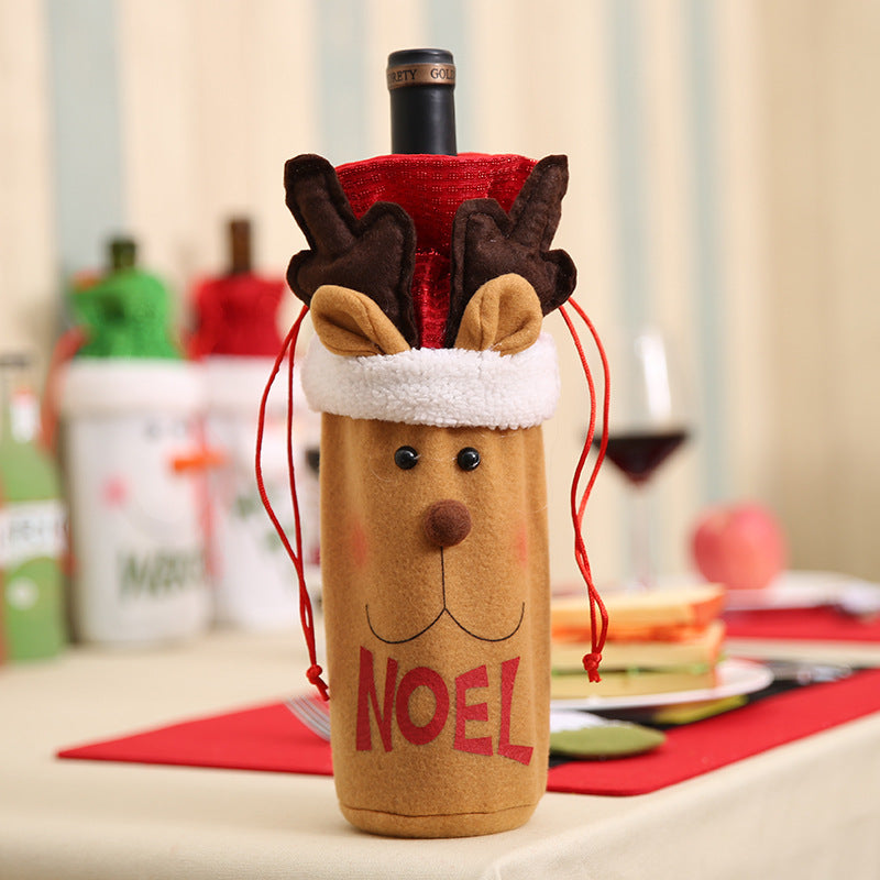 Christmas Wine Bottle Socks – Festive Holiday Decorations
