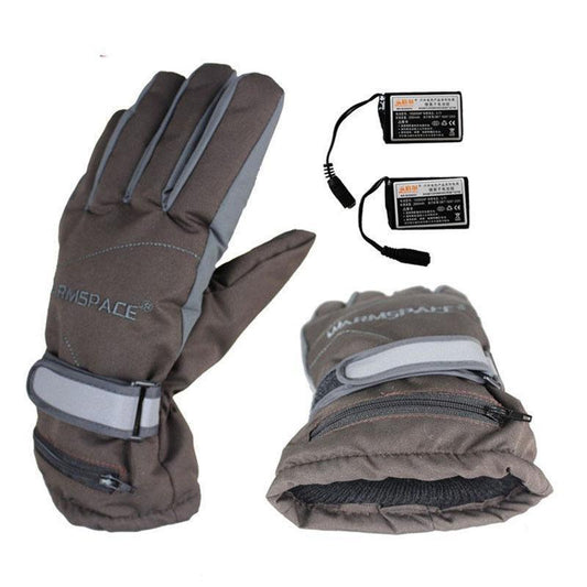 “Rechargeable heated winter gloves – thermal gloves with adjustable heat settings for outdoor use”