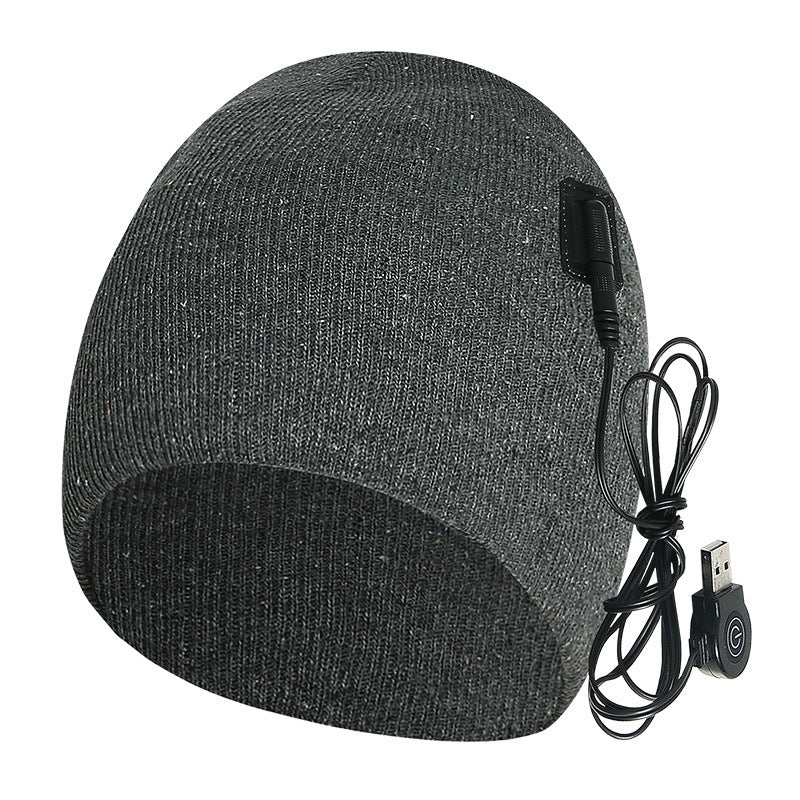 “Heated Warm Hat – Cotton Thermal Cap with Intelligent Temperature Adjustment”