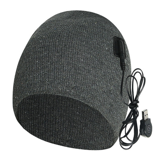 “Heated Warm Hat – Cotton Thermal Cap with Intelligent Temperature Adjustment”