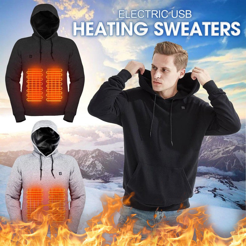 2025 Outdoor USB Electric Heating Jacket – Lightweight Heated Hoodie for Winter