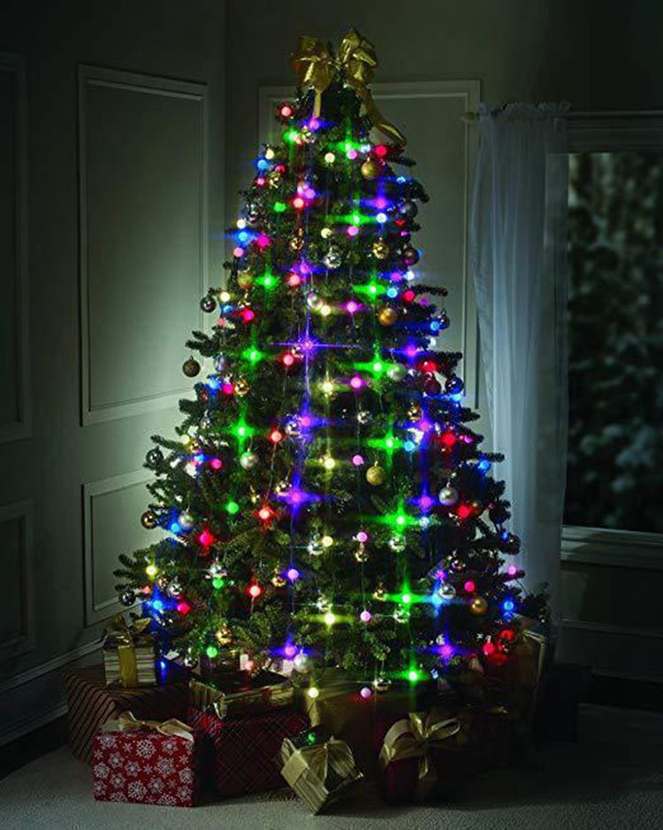 Christmas Tree Decoration String Lights – 64 LED Holiday Lights (8×1.5m) | Pixel & Parcel Co.