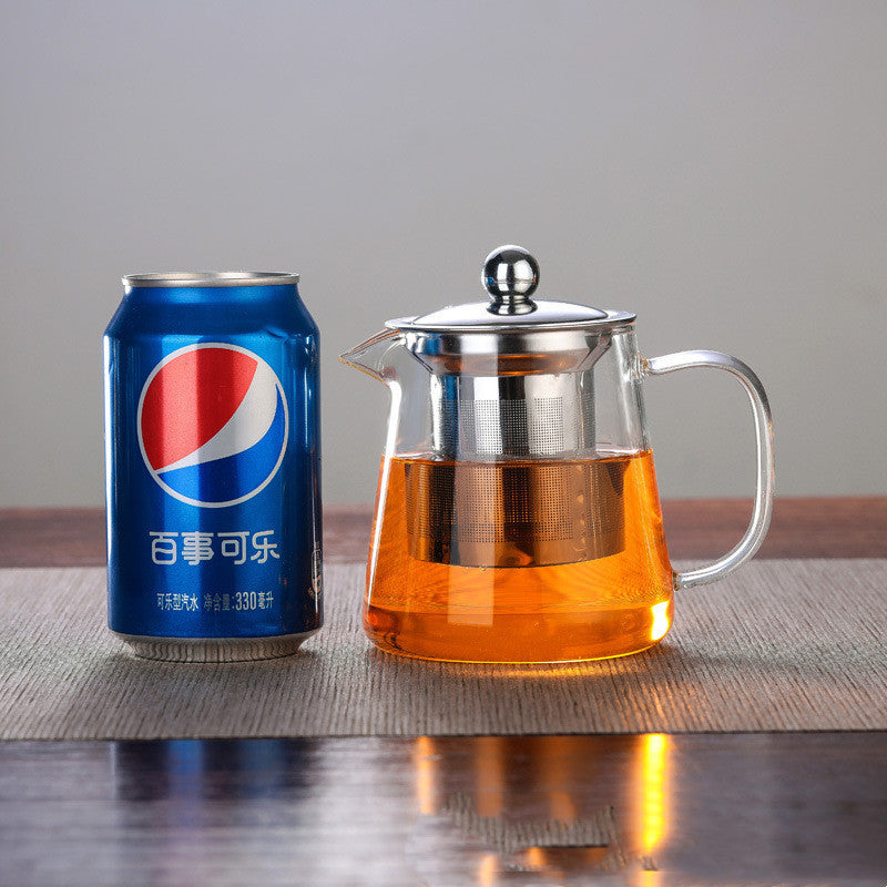 Flower Teapot with Stainless Steel Infuser — Tea Set
