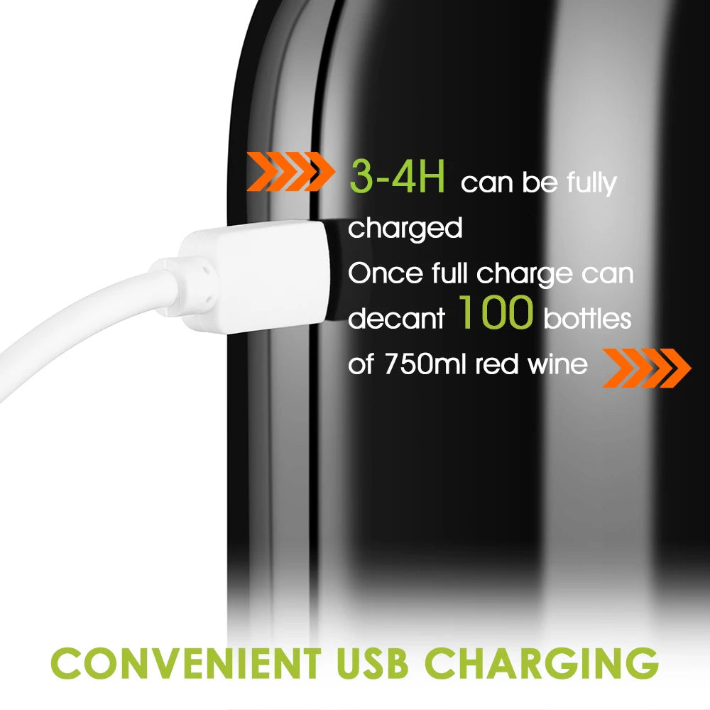Portable Electric Wine Pourer – Smart Automatic Wine Decanter