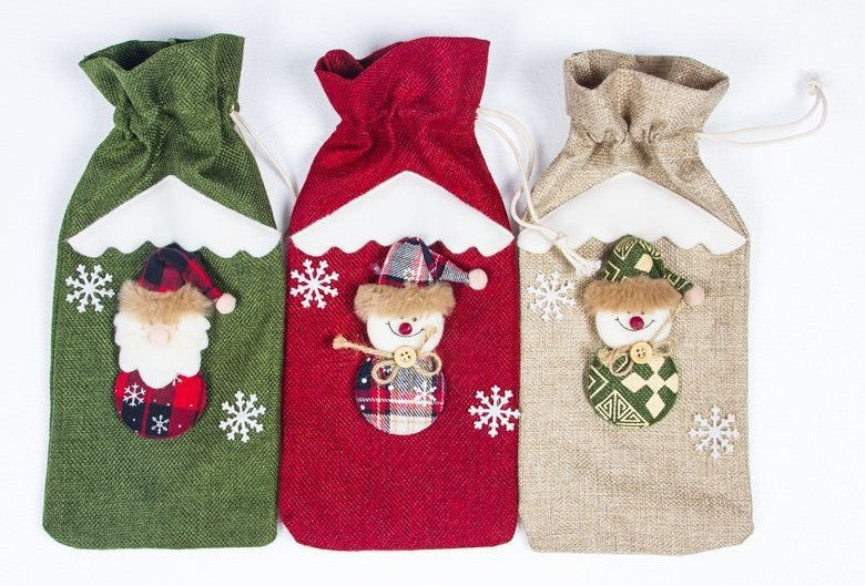 Christmas Wine Bottle Socks – Festive Holiday Decorations