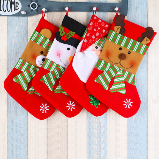 Large Christmas Gift Bag Stockings – Holiday Socks & Decorative Ornaments