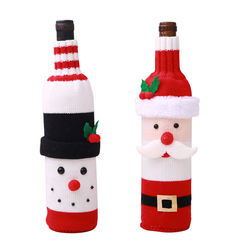 Christmas Wine Bottle Socks – Festive Holiday Decorations