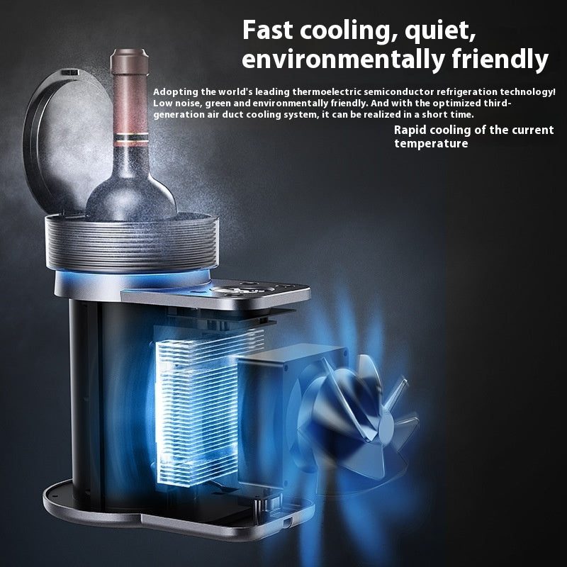 Portable Desktop Wine Cabinet – Small Wine Freezer