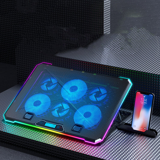 6-fan laptop cooling pad stand