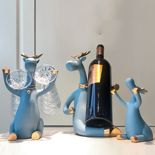 Wine Cabinet Decoration – Elegant Porch Wine Rack Ornament