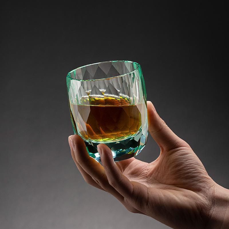 Crystal Whiskey Glass – Handmade Elegant Whiskey Cup