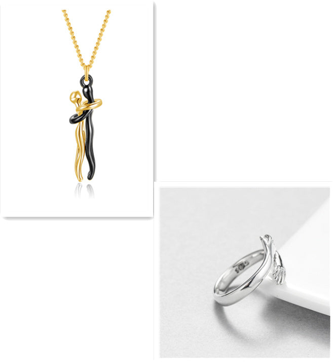 The Love Hug Necklace is the perfect gift for couples – elegant, unisex, and full of meaning.