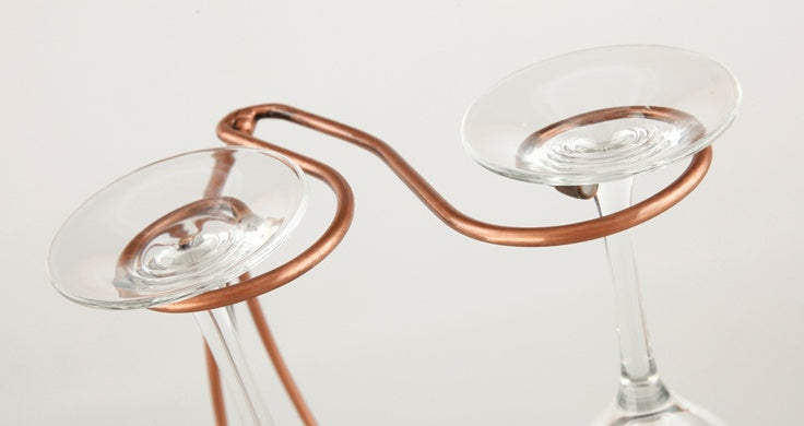 European Style Stainless Steel Wine Glass Rack – Countertop Wine Holder & Display Stand