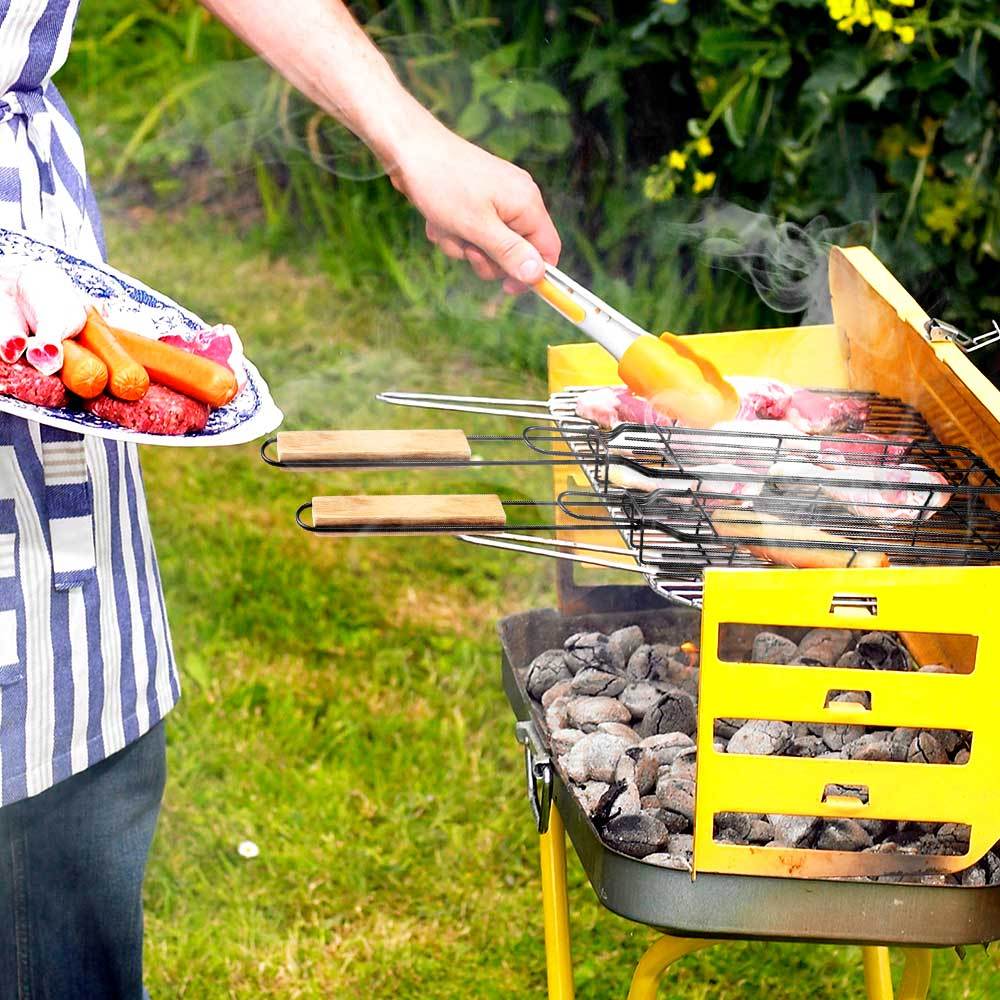 BBQ Grill Mesh – Stainless Steel Kitchen & Outdoor Cooking Tool