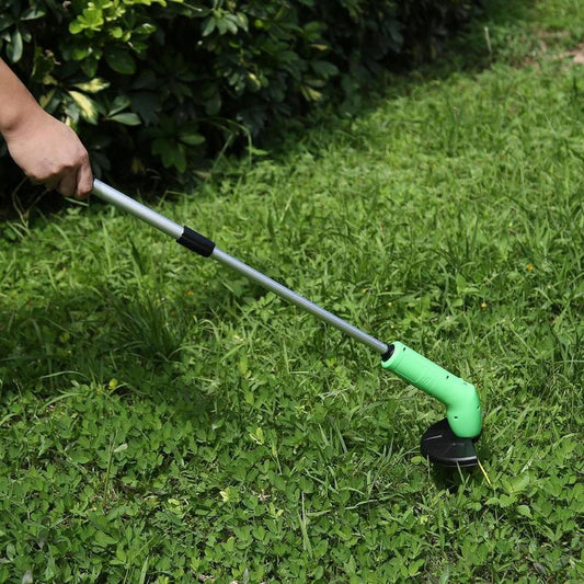 Cordless lawn trimmer and weed trimmer rechargeable lawn mower for garden care