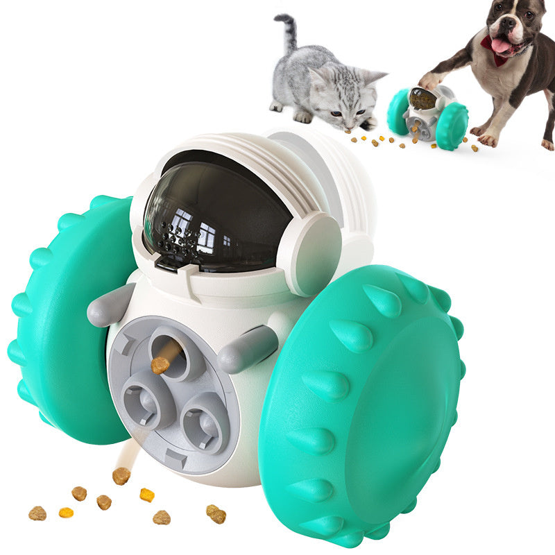 Interactive Balance Car Pet Toy – Slow Food Smart Feeding Toy for Cats & Dogs
