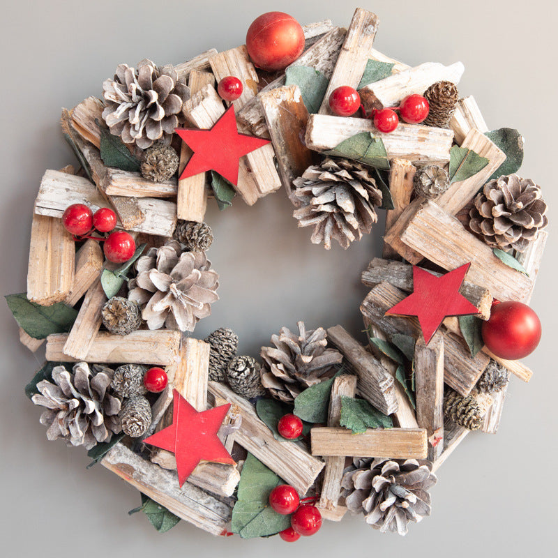 Nordic Porvoo Christmas Garland & Tree – Silver & Red Holiday Decorations | Pixel & Parcel Co.