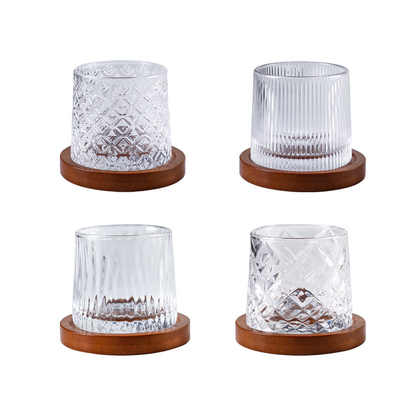 Whiskey Tumbler Glass – Elegant Turning Wine Glass