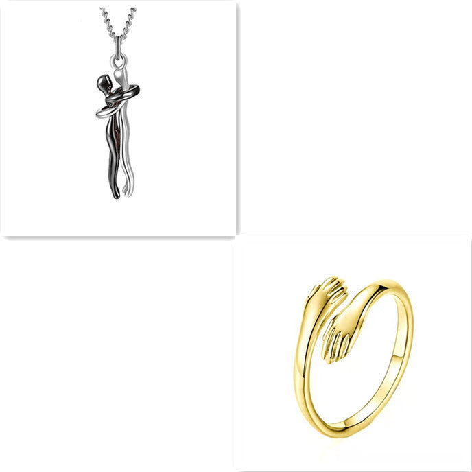 The Love Hug Necklace is the perfect gift for couples – elegant, unisex, and full of meaning.