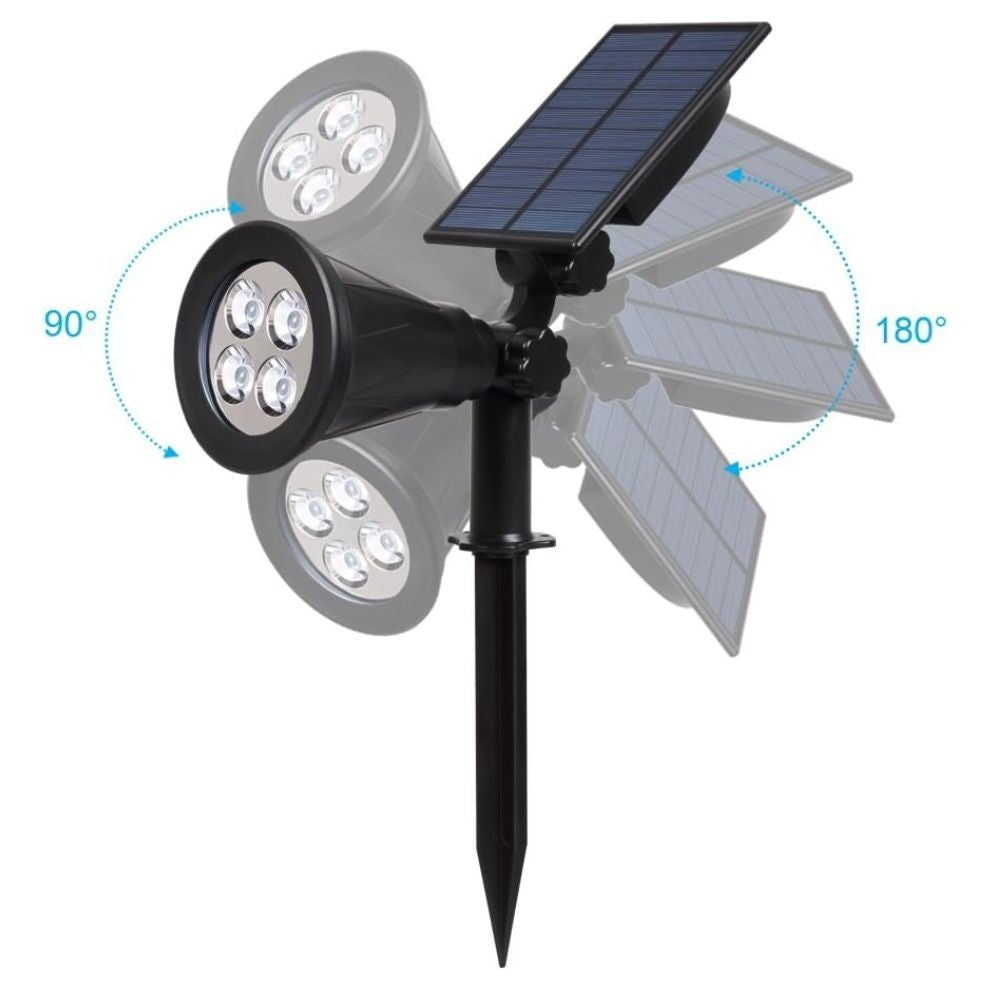 Solar Spot Lights LED Outdoor Garden Pathway Lawn Stake Lamps – Landscape Decoration UK