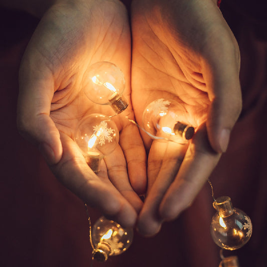 Copper Wire LED String Lights – 1m Nordic style Christmas decoration by Pixel & Parcel Co. UK