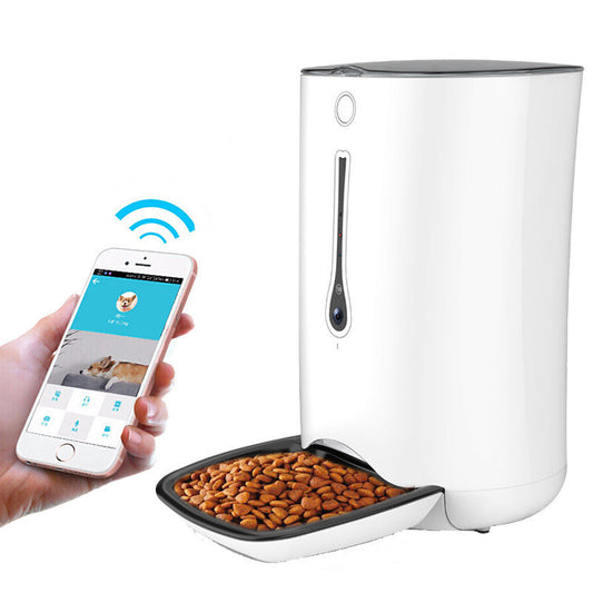 Third Generation Intelligent Pet Feeder – Automatic 6L Smart Food Dispenser with Video