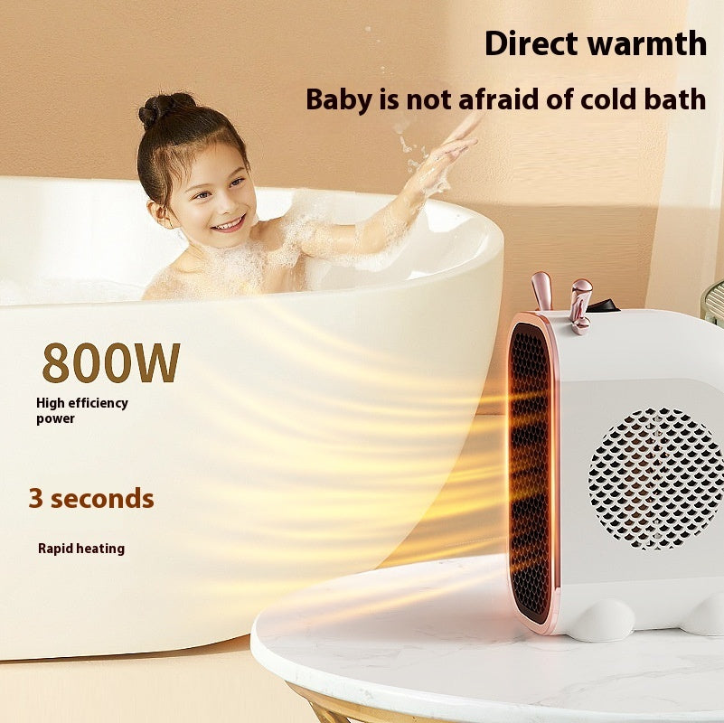 Mini Fan Heater 800W — Compact Household Space Heater