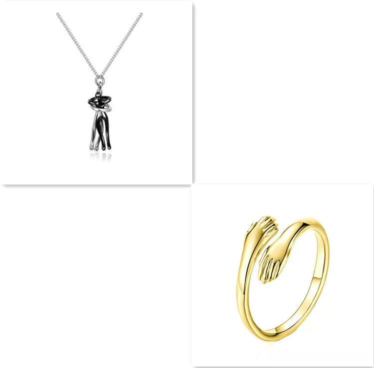 The Love Hug Necklace is the perfect gift for couples – elegant, unisex, and full of meaning.
