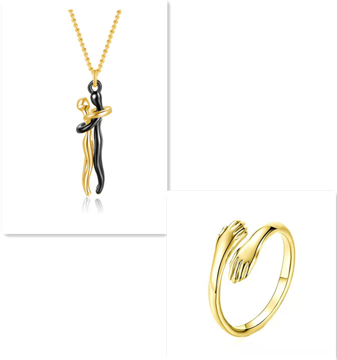 The Love Hug Necklace is the perfect gift for couples – elegant, unisex, and full of meaning.