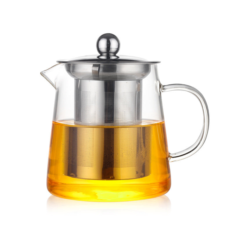 Flower Teapot with Stainless Steel Infuser — Tea Set