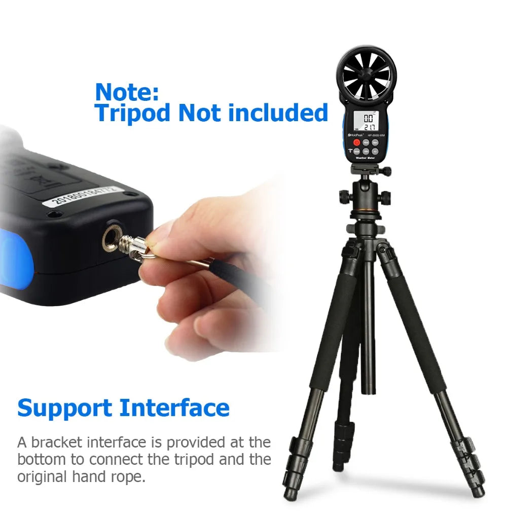 anemometer with lcd display wind measurement tool uk