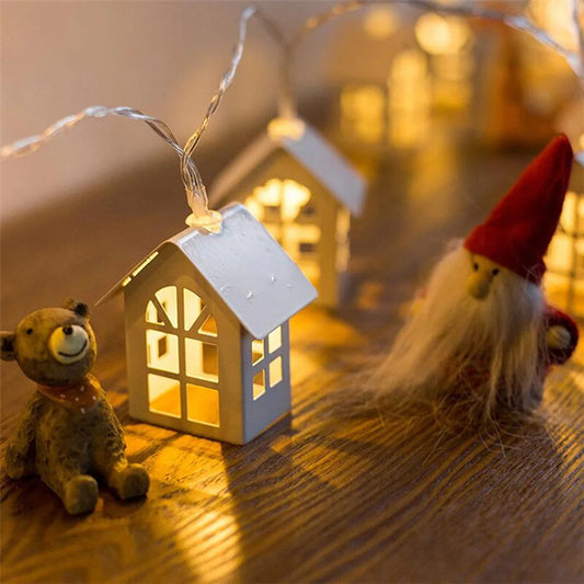 fairy house led lamp christmas decoration