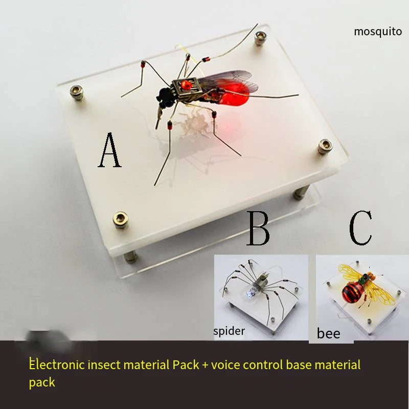 STEAM DIY Robotic Insects Kit – Non-Soldered STEM Toy for School Competition