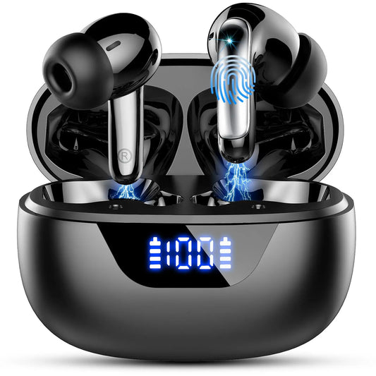 wireless bluetooth 5.3 earphones with charging case