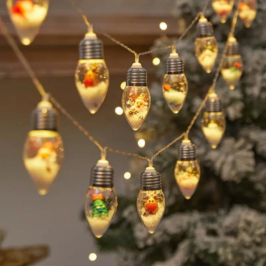 snowball clear bulb string lights  