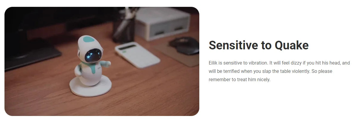 Eilik Smart Robot Pet – Emotional Desktop Companion Robot with Touch Interaction